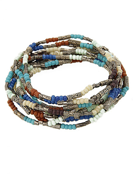 LAGUNAMOONエスニックビーズブレスレット