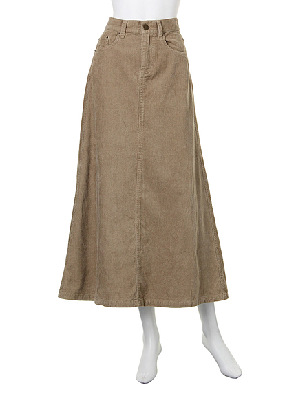 Ungrid【casual】コーデュロイマキシＳＫ