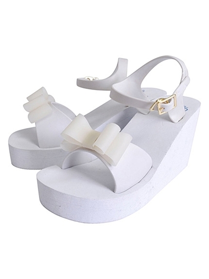 リボンビーチサンダル