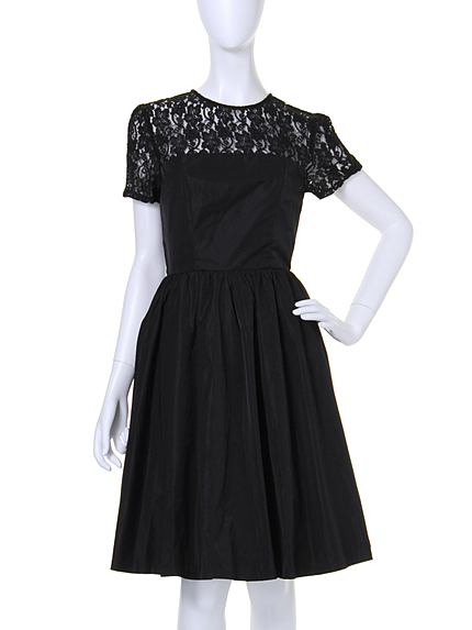 LAGUNAMOON【LADY】レースメモリーフレアワンピース