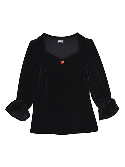 PAMEO POSESOIREE VELOUR TOPS