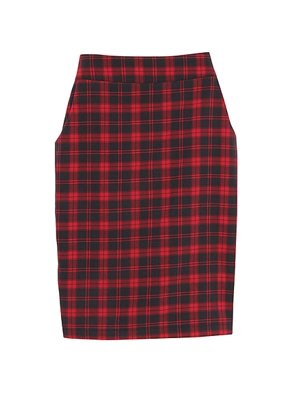 RUDY GADY【VINTAGE】タータンチェックタイトスカート