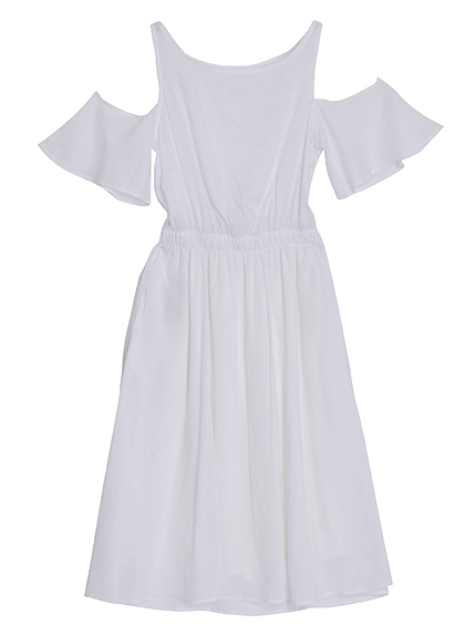 ショルダーOPENバルキーワンピース