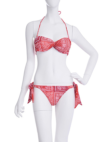 LAGUNAMOONパッチワークバンダナビキニ