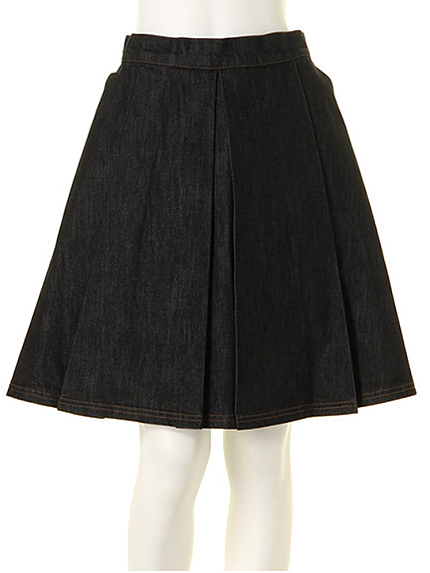 dazzlin【moi】ハードデニムフレアスカート