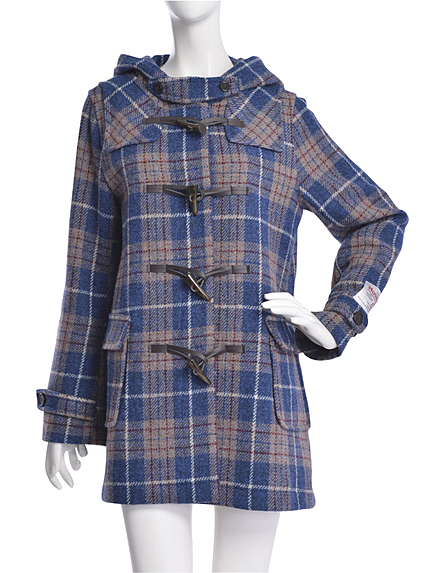 【dazzlin】ハリスツイードダッフルコート