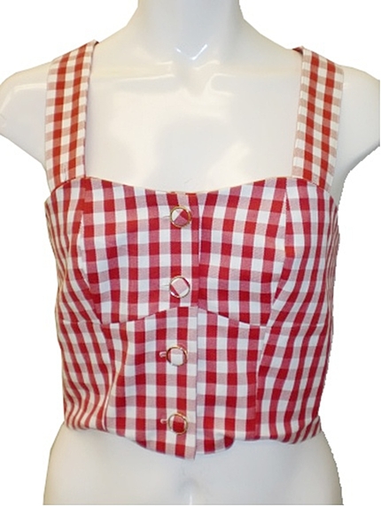 【dazzlin】ギンガムチェックビスチェ