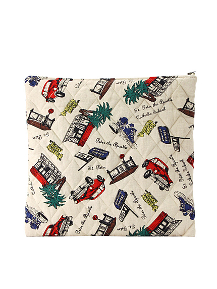 Ungrid【casual】CITY柄クラッチBAG