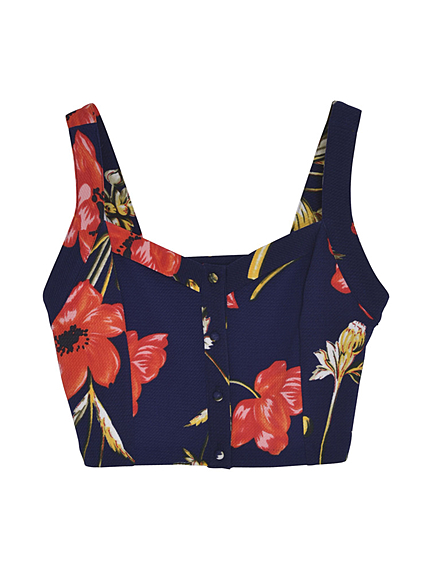 Flowerカットビスチェ