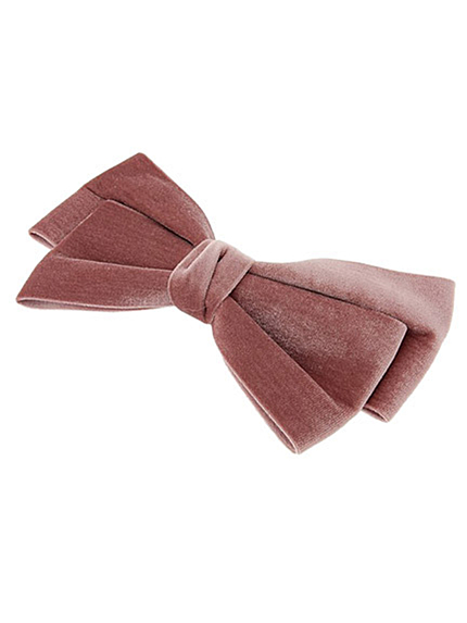 merry jennyベロアBIGリボンバレッタ