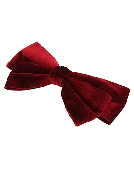 merry jennyベロアBIGリボンバレッタ