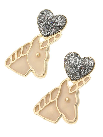 merry jennyペガサスハートピアス