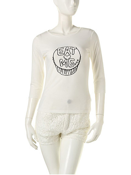 merry jennyEAT ME ロングTシャツ