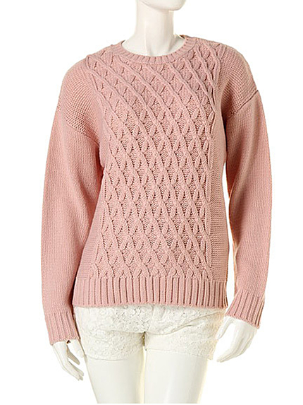 merry jenny柄編みニットTOPS