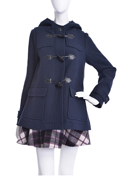 merry jennyシンプルダッフルコート