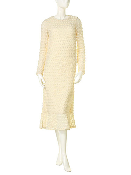 merry jennyフリルマキシワンピース