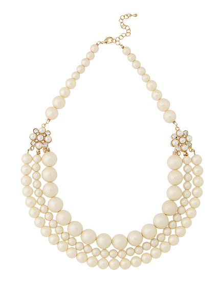 BORNYCompilation3連パール風ネックレス