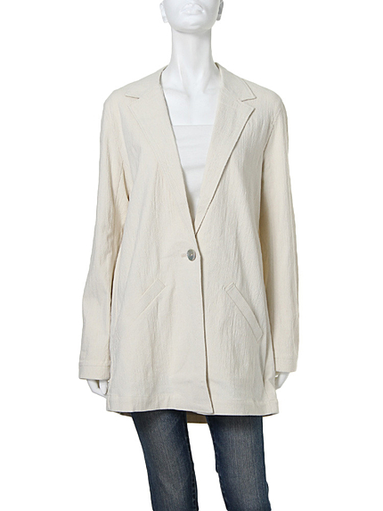 Ungrid【Lady like】リネンロングジャケットコート