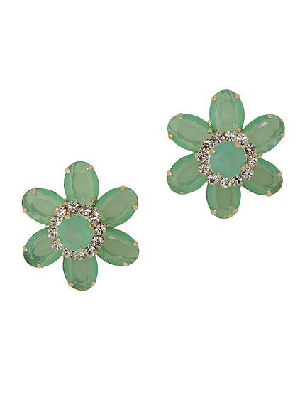 MERCURYDUO【GDS】 クリアアクリルフラワーピアス