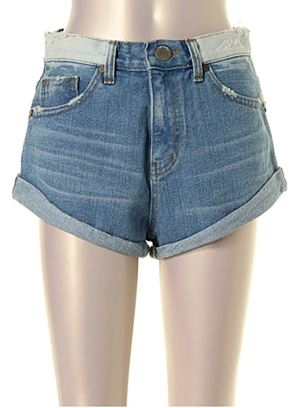 LAGUNAMOONリターンデニムショートパンツ