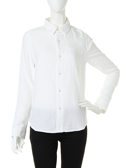 choosy chu【CB】プラチナWガーゼベーシックシャツ