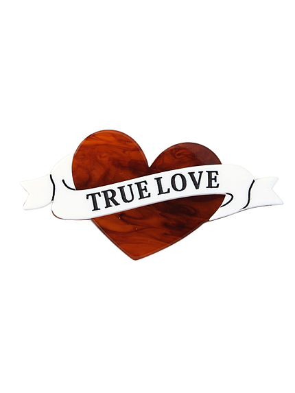 【CASUAL】TRUE LOVEバレッタ