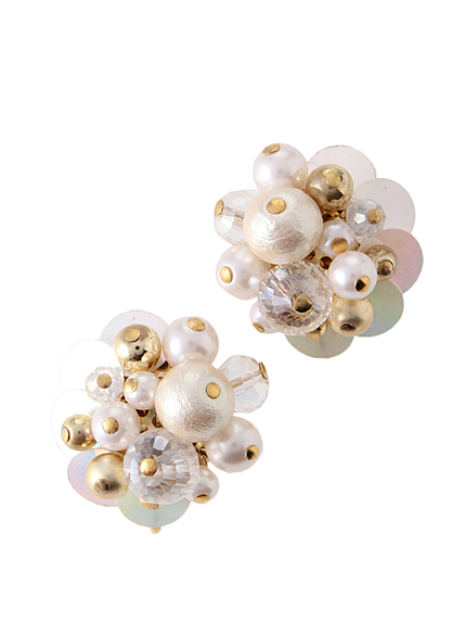 BORNYLiala ファンシーフラワーイヤリング