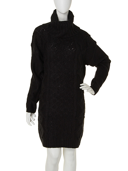 merry jenny【girly】ポコポコケーブルニットワンピース