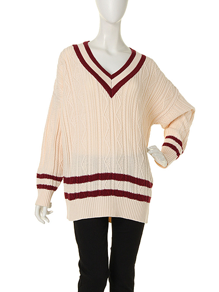 LAGUNAMOON【CASUAL】Bigチルデンニットプルオーバー