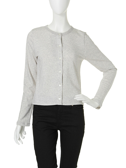 choosy chu【CB】オーガニックC裏毛カーデ