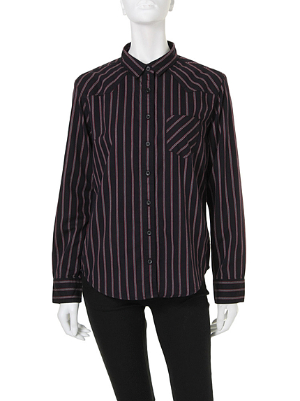 Ungrid【Men’s Like】レジメンタルストライプSH