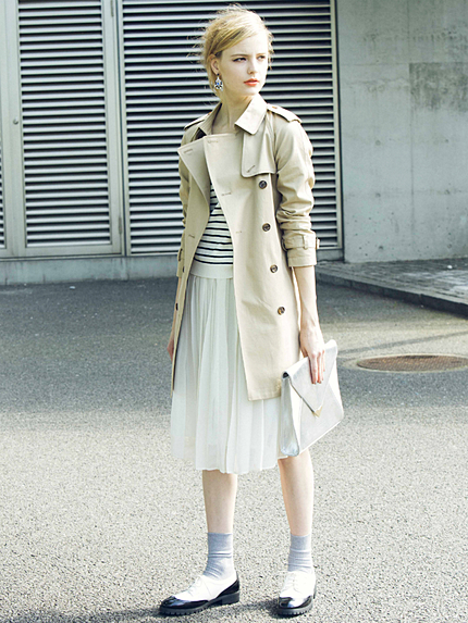 MERCURYDUO【DUO】 タックプリーツSK