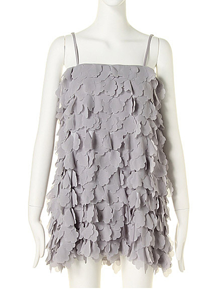 MERCURYDUOLUX ラッフルシフォンAラインOP