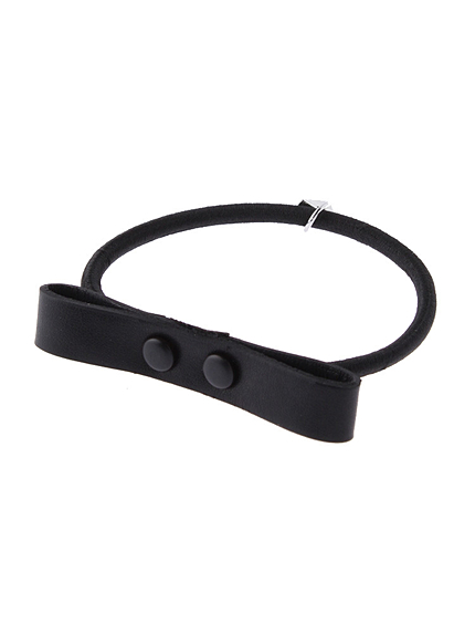 EMODAレザーリボンヘアゴム