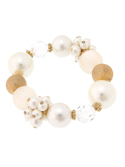 Chedel【Date】リングパールブレスレット