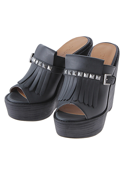 Ungrid【Casual】ｳｯﾄﾞｿｰﾙｻﾝﾀﾞﾙ