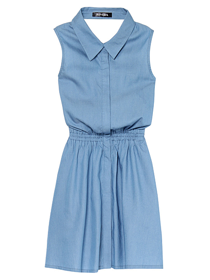 RIVEDA【Casual】ブラウジングシャツワンピース