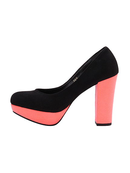 RUNWAY channel【vanitybeauty】プラットフォームバイカラーパンプス