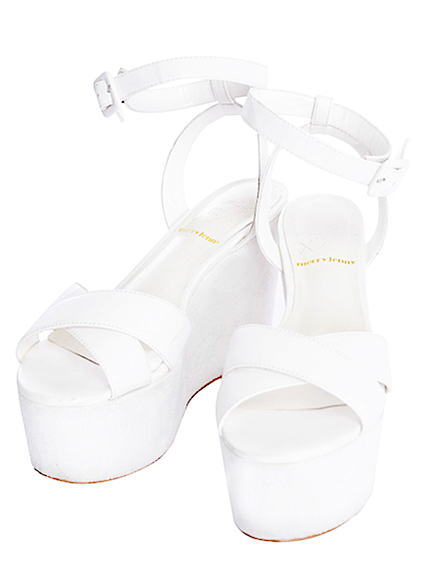 【goods】クロスウェッジサンダル