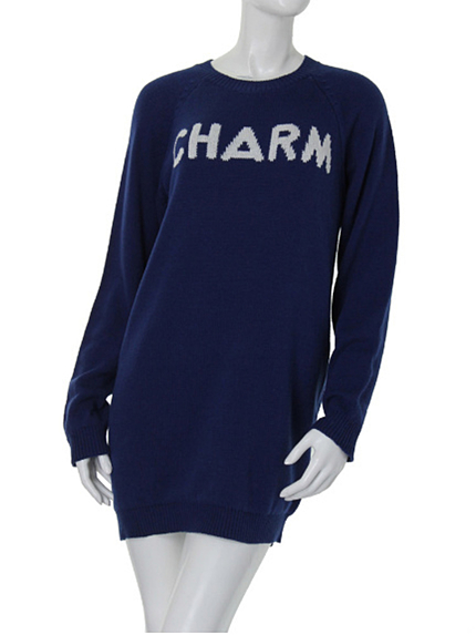 【casual】ロゴニットワンピース