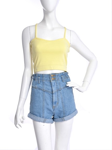 merry jenny【casual】Backクロスカットビスチェ