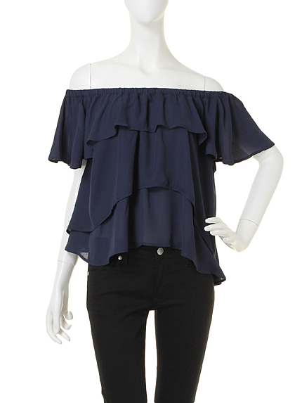 merry jenny2wayシフォンTOPS