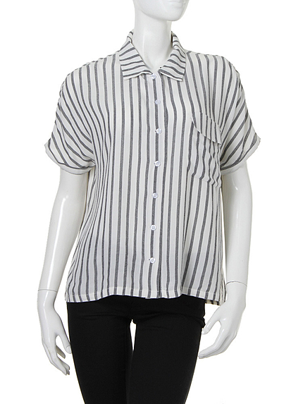 merry jenny【casual】ストライプコットンシャツ