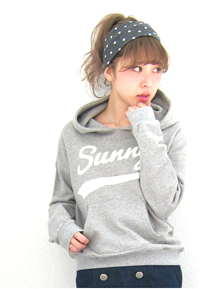 【casual】SUNNY裏毛パーカー
