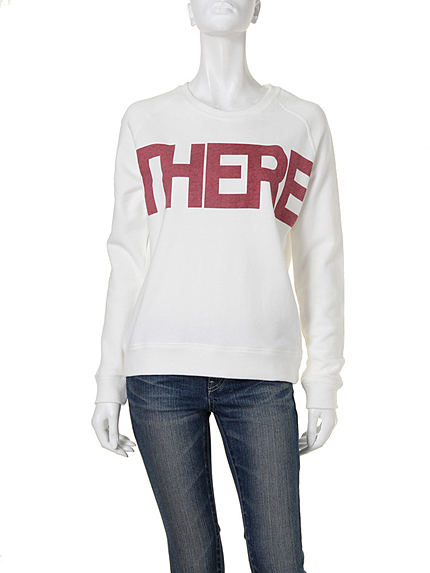 Ungrid【Men’s Like】THEREプリントスウェット