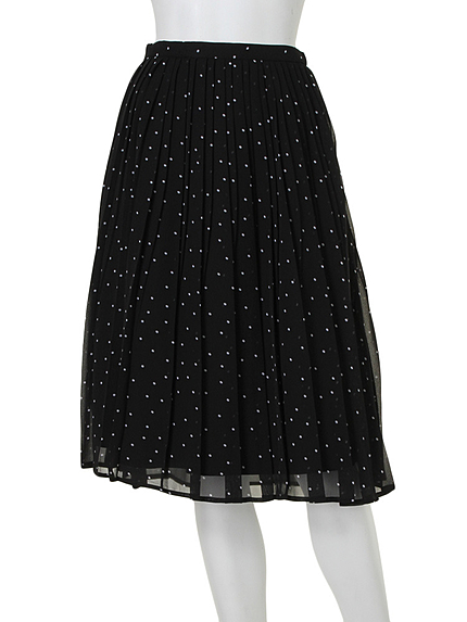 【DUO】 ドットタックプリーツスカート