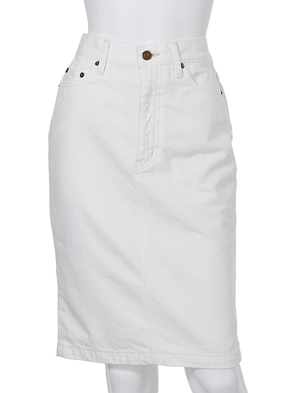 Ungrid【Casual】ホワイトデニムタイトＳＫ