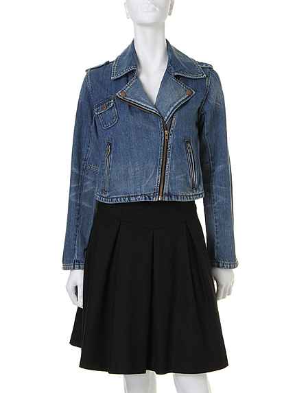 EATME11ozシングルライダースデニムJK