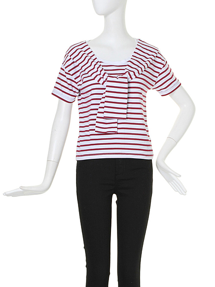 【CASUAL】フェイクデザインTシャツ