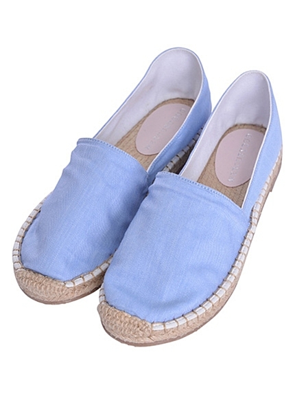 MERCURYDUO【DUO】 マルチ柄エスパドリーユ(ダンガリー)